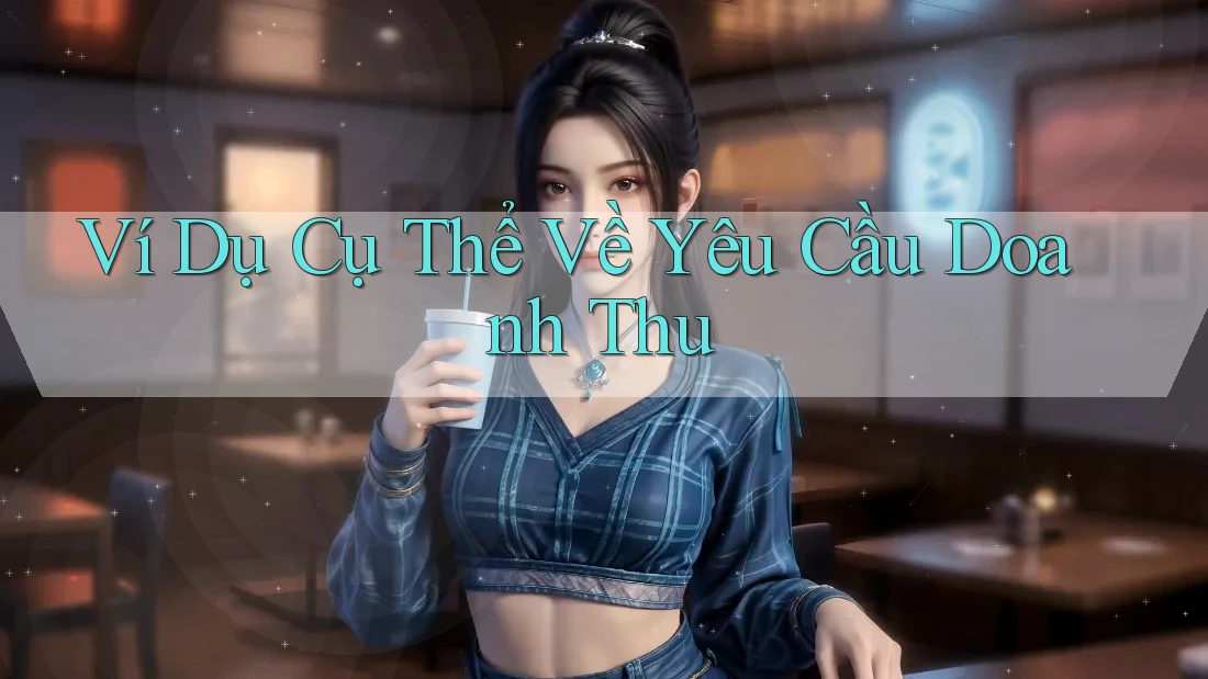 Ví Dụ Cụ Thể Về Yêu Cầu Doanh Thu