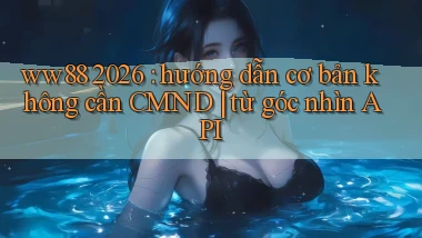 ww88 2026 hướng dẫn cơ bản không cần CMND từ góc nhìn API
