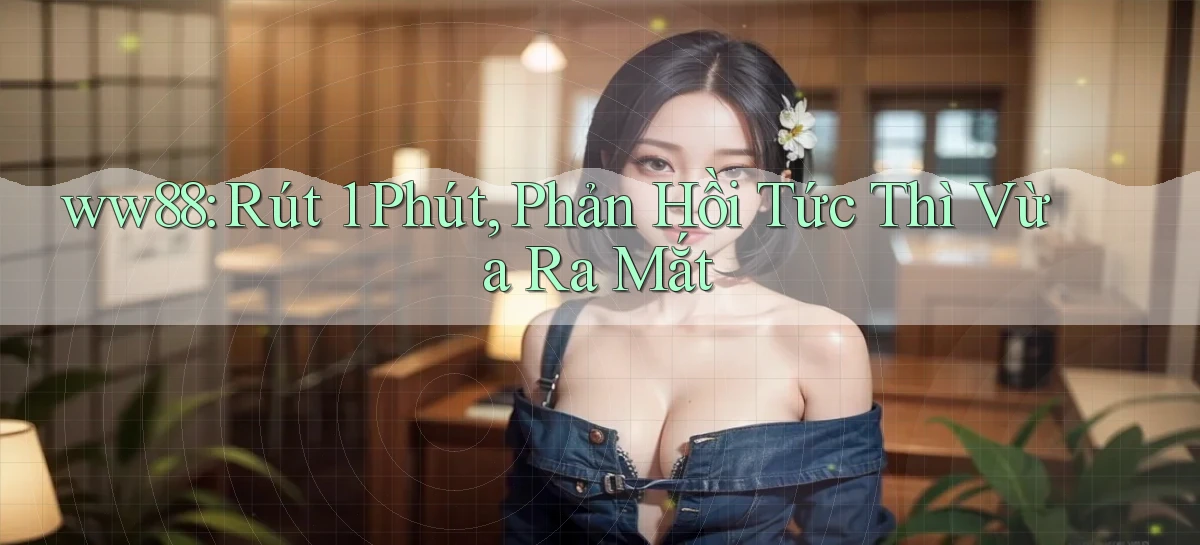 ww88 rút 1 phút phản hồi tức thì vừa ra mắt