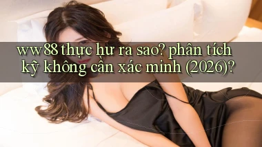 ww88 thực hư ra sao phân tích kỹ không cần xác minh (2026)